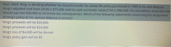 insurance needs. Aaron's wife Karen (40) is a practicing doctor and they