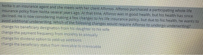 Aaron's death? Karen Jenny Larry Georgina Your client, Ning, is deciding whether