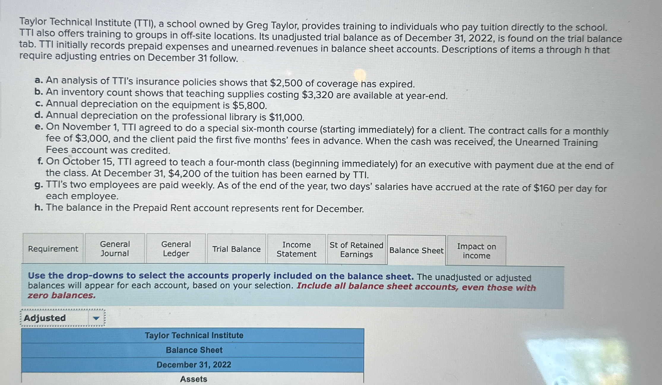  Taylor Technical Institute (TTI), a school owned by Greg Taylor, provides