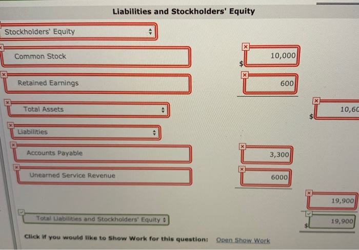 Common Stock Retained Earnings Dividends 2,500 Service Revenue Supplies Expense 600 Depreciation