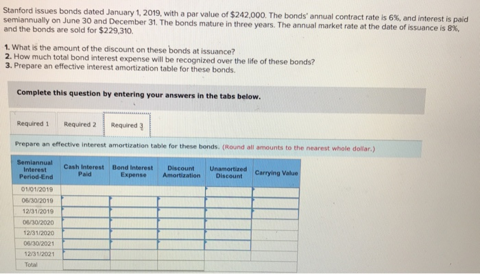 paid semiannually on June 30 and December 31. The bonds mature in