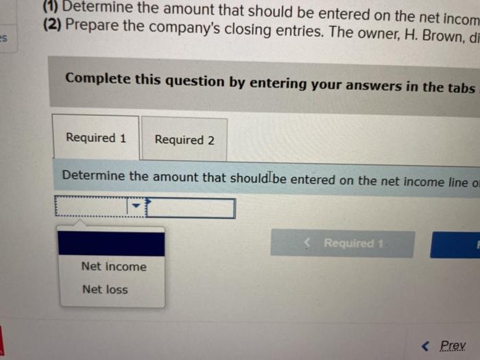 10-column work sheet are for Brown's Bike Rental Company. Debit Credit 131,000