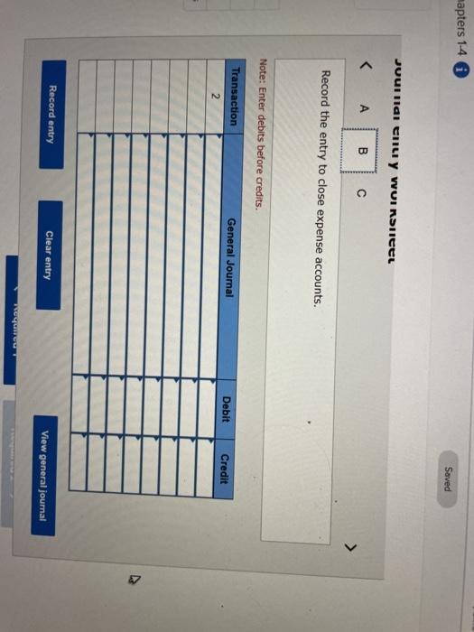 work sheet. (2) Prepare the company's closing entries. The owner, H. Brown,