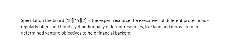  Speculation the board [18][19][2] is the expert resource the executives of