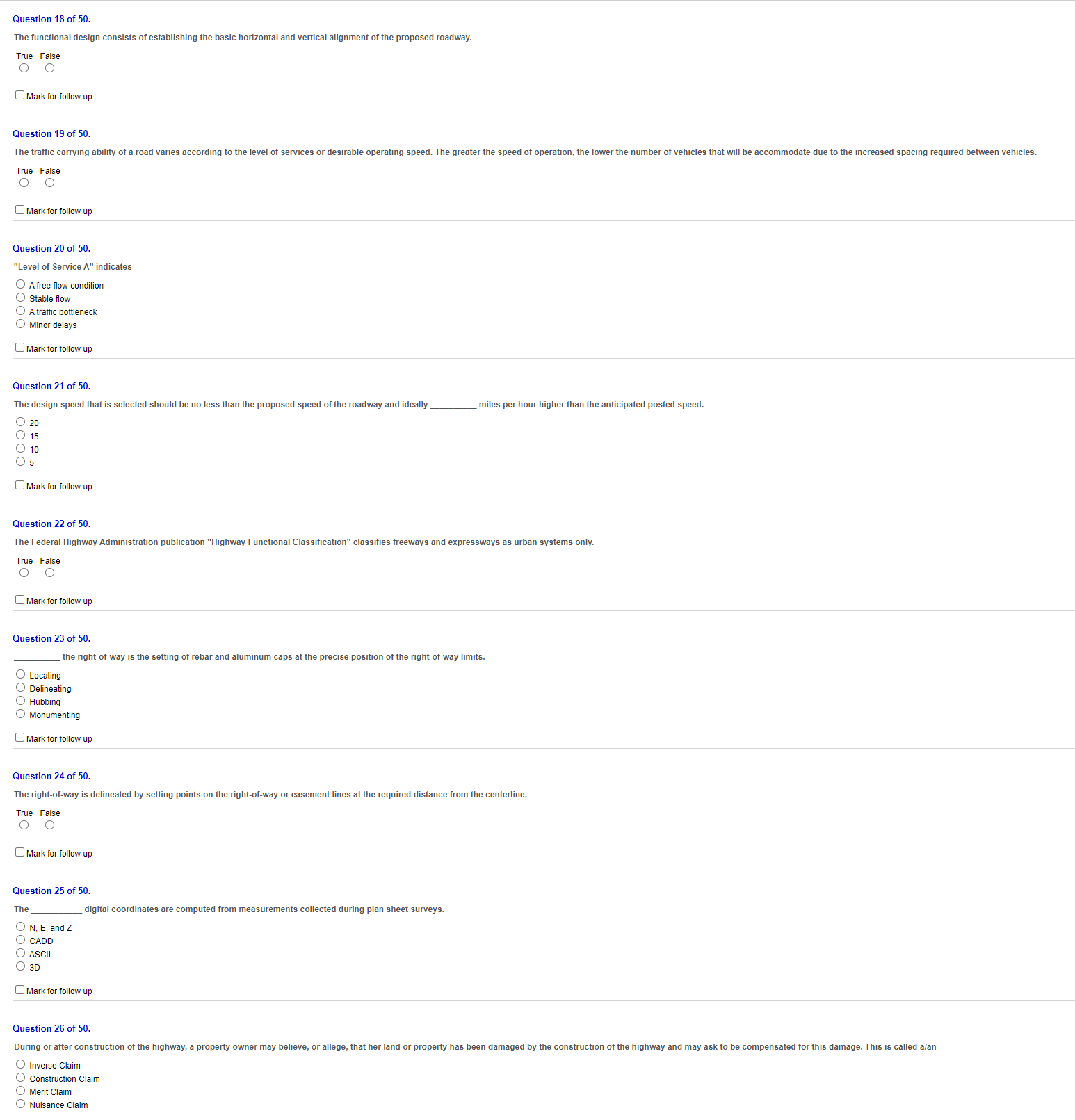 o Location end Surveys unit C) Roadway Design Unit C) Photogrammetry Unit