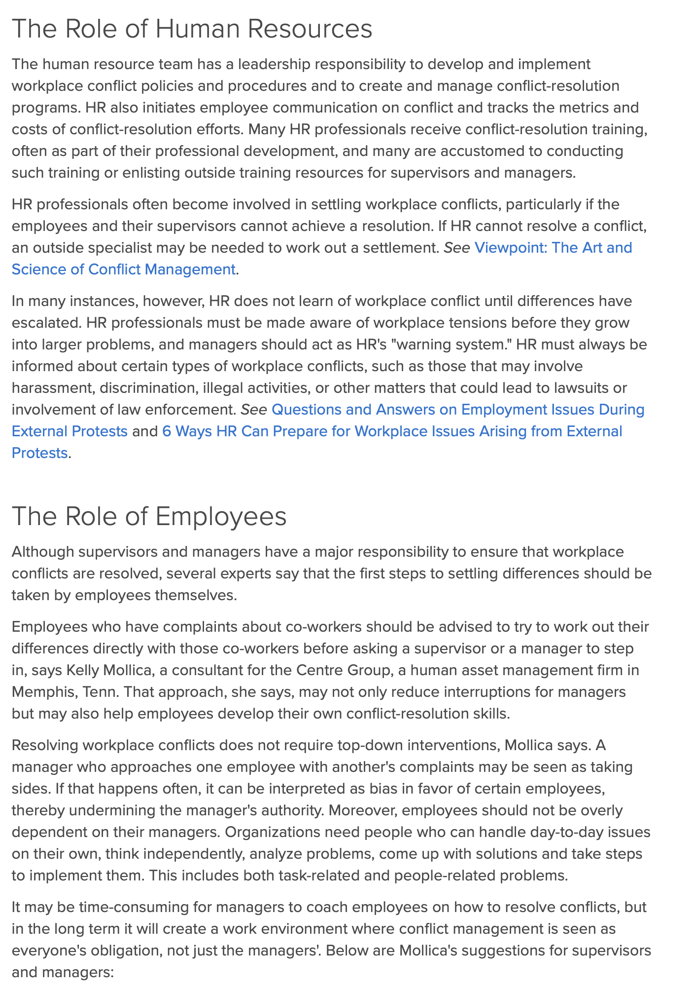 work, the chances for workplace conflict have increased. This toolkit examines the
