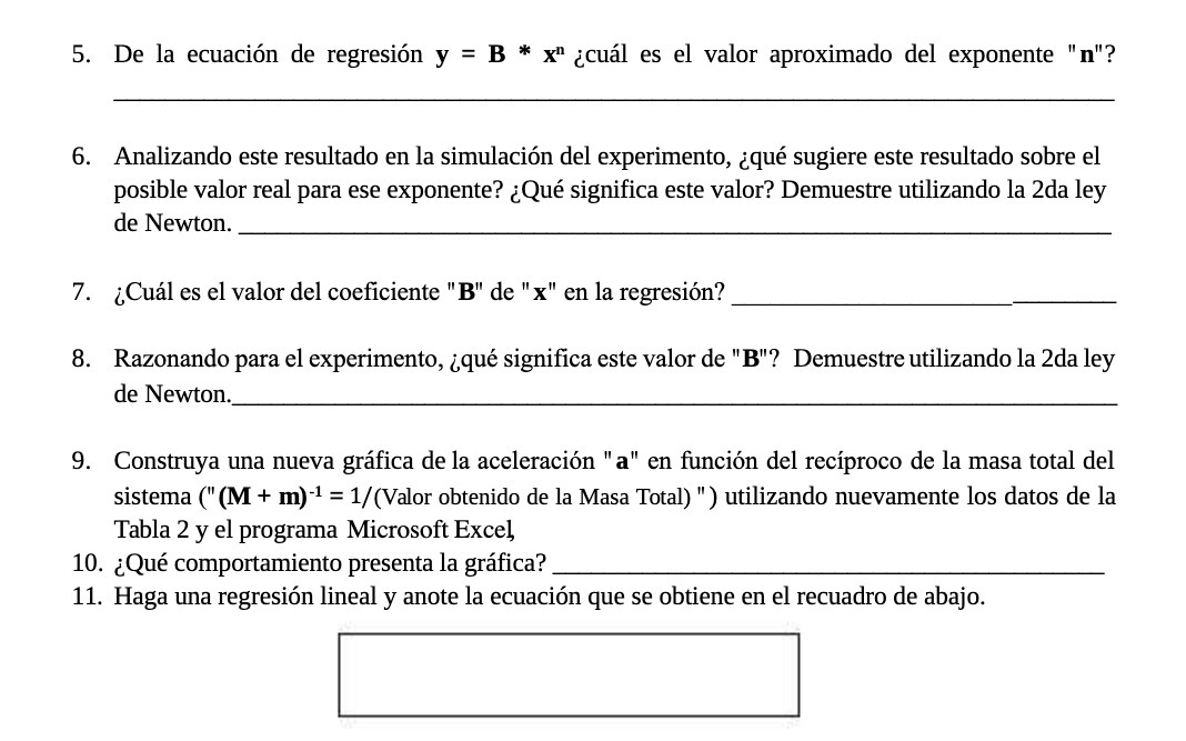De la ecuaci6n de regresi6n y = B * xn zcul es