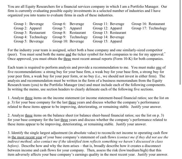 name and the ticker symbol for both companies to me for my