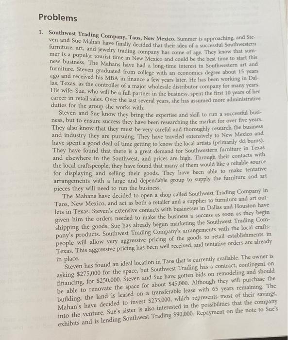 The problem required you to generate the data and create a 1.)