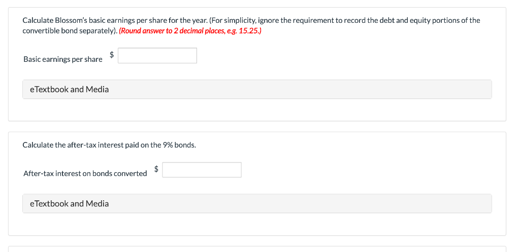 Question 2 --/8 View Policies Current Attempt in Progress Blossom Horizon Corp