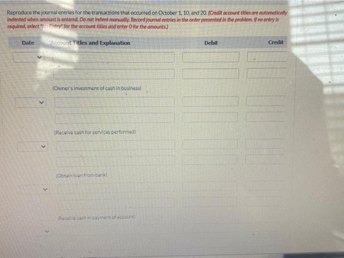 Receivable Equipment Notes Payable Accounts Payable Owner Capitai No. 101 No. 126