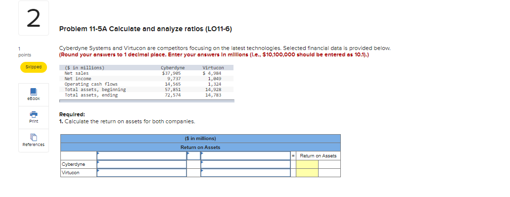  Please provide explanations! thank you 2 Problem 11-5A Calculate and analyze