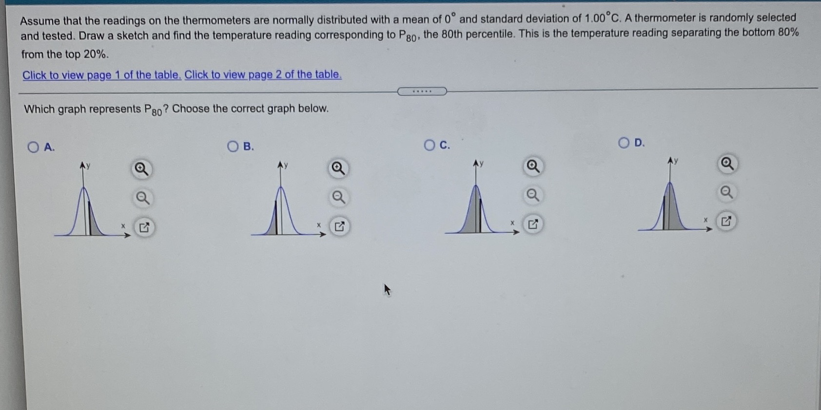 can you please help me answer if it's A, B , C