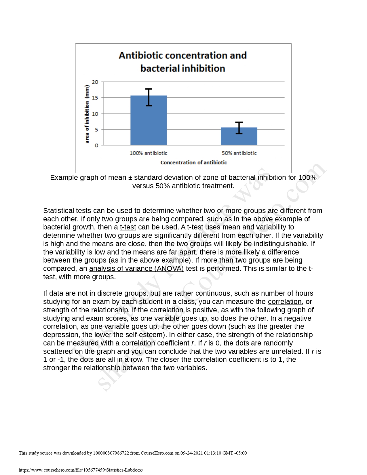 Background: The majority of scientific studies contain a significant statistical component. We