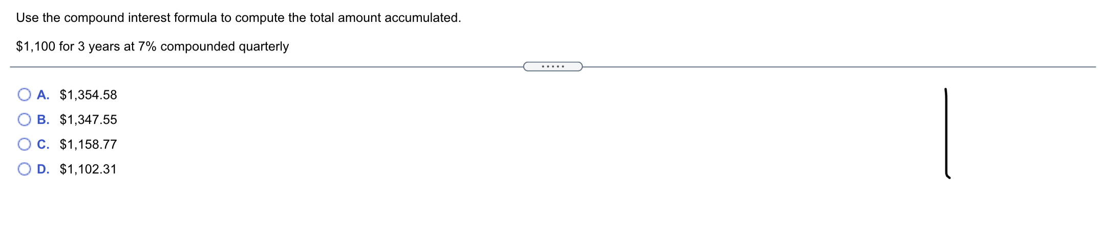 B. $17,395.01 0 c. $17,453.73 0 D. $96,458.73 Use the compound interest