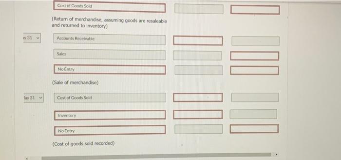 collections in full from customers billed on May 2. Paid Hilton Wholesale