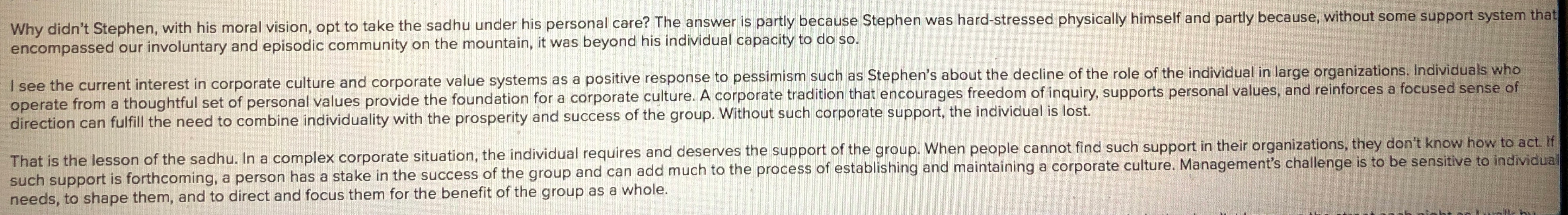 the Kali Gandaki gorge. Or why he was shoeless and almost naked,