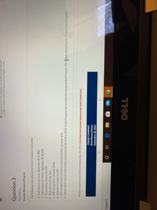  = Assignment sent to Gradebook. Your grade is being recorded. Sat,