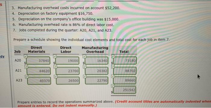 Corp. uses a job order cost system. The following data summarize the