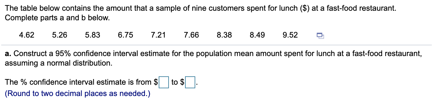 random sample of 50 bottles is selected, and the sample mean amount