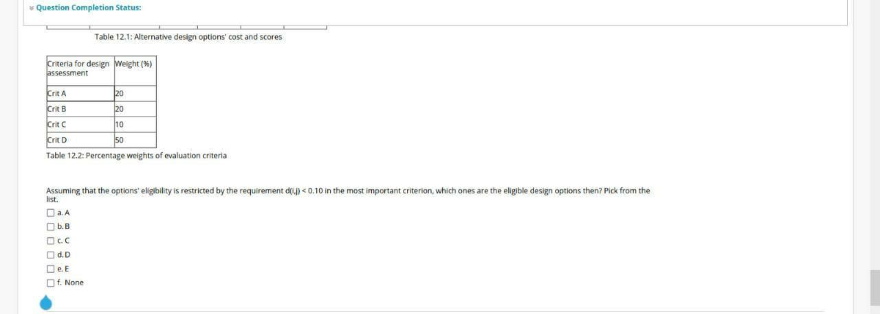 AS IN PREVIOUS QUESTION] In the context of a Value Management workshop,