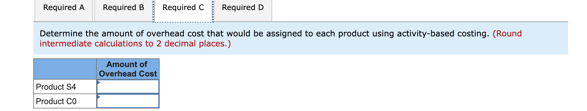 the activity cost pools' consumption of resources. Equipment depreciation (total) Indirect labor