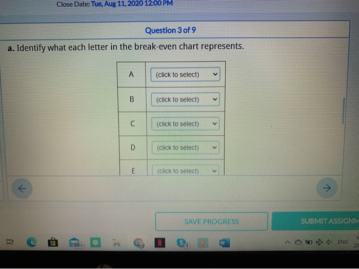 dollars $100,000 $ 90,000 $ 80,000 D $ 70,000 $ 60,000 B