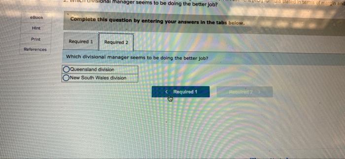 divisions of Outback Brewing, Ltd, of Australia are given below Division Sew