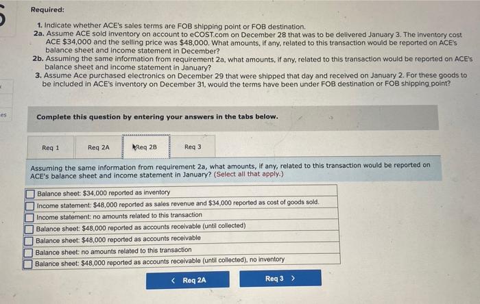 the terms of sale in the fourth quarter of 2017 such that
