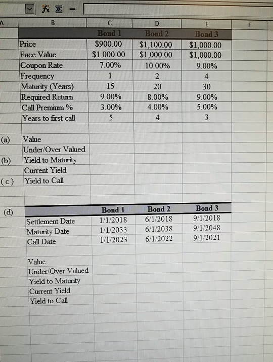 10 NOTE: PLEASE USE THE ATTACHED EXCEL FILE TITLED Homework for Chapter