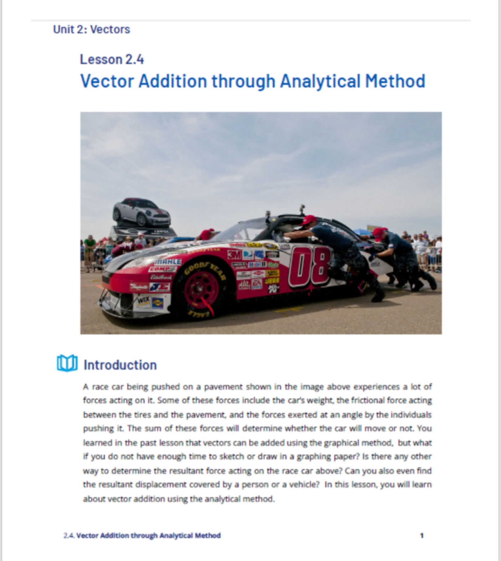 to calculate the x-component of a vector. 2. The function is used