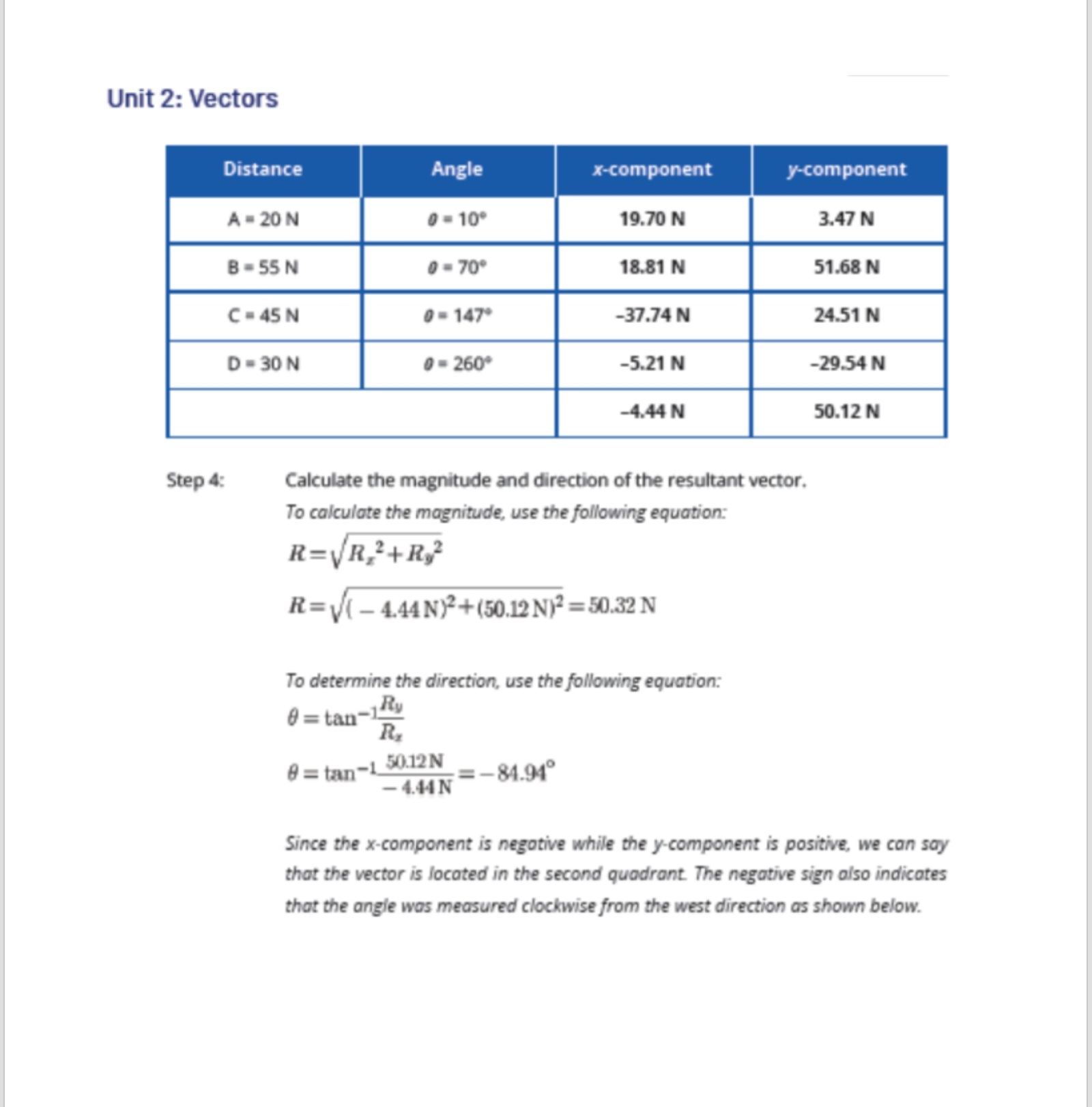 m/s'. 220- 3. A - 650 N, 270; 1 - 550 N,