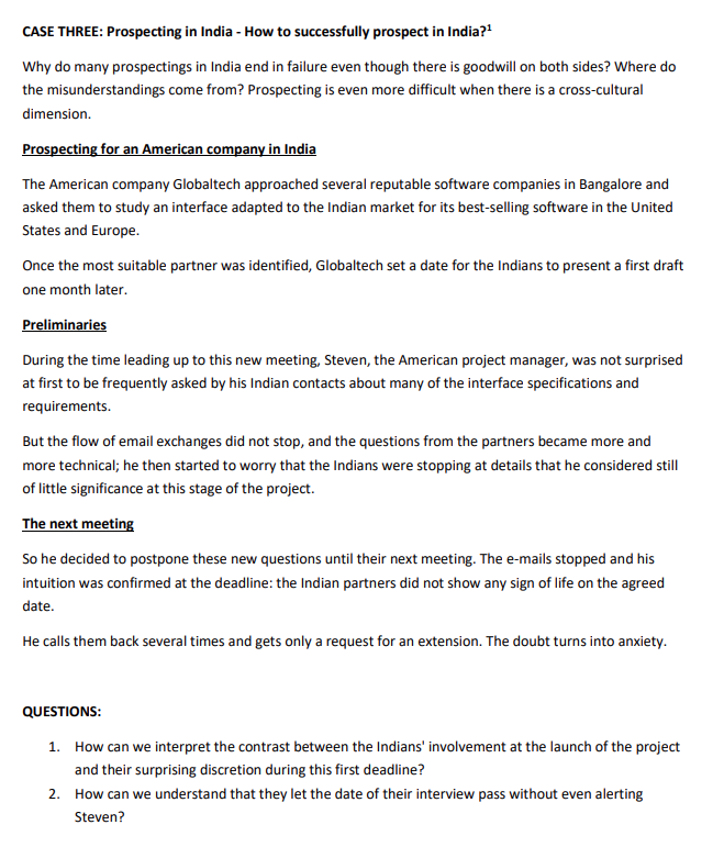 EASE THREE: Prospecting In India - How to successfully prospect In