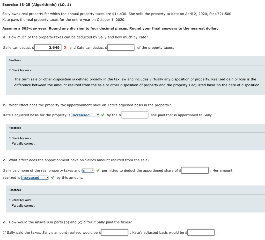 please help and provide step by step solution Exercise 13-25 (Algorithmic) (LO.