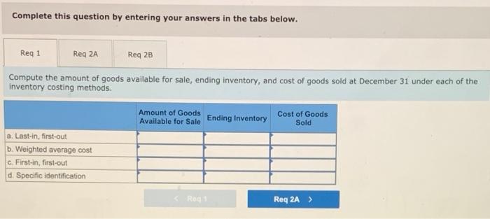 a Periodic Inventory System (LO 7-3] Gladstone Company tracks the number of