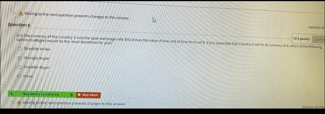 None VET Question 2 Which of the following combinations of options constitute