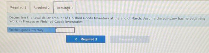 the month, the jobs used direct materials as shown below Direct materials