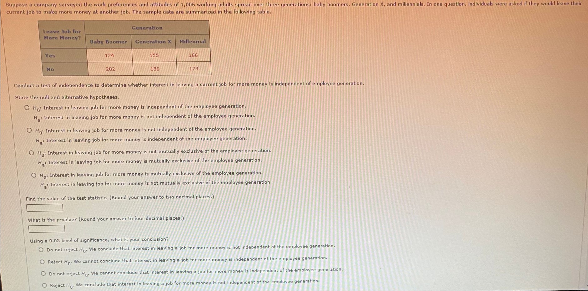 A: Context 13 Socioemotional 11 13 16 19Suppose a company surveyed the
