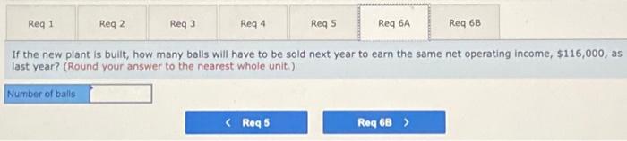 results Sales (30,000 balls) Variable expenses Contribution margin Fixed expenses Het operating