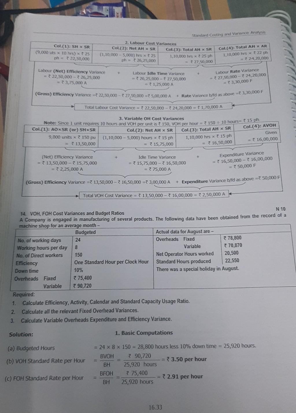 2. Rate Camutations for POH 110.000 Set 20 S per Machine Hour