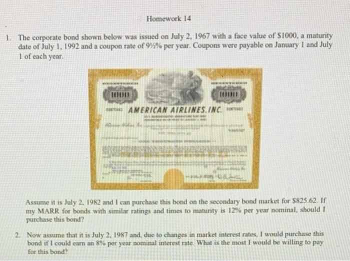 no excel sheet please work out with steps Homework 14 1. The