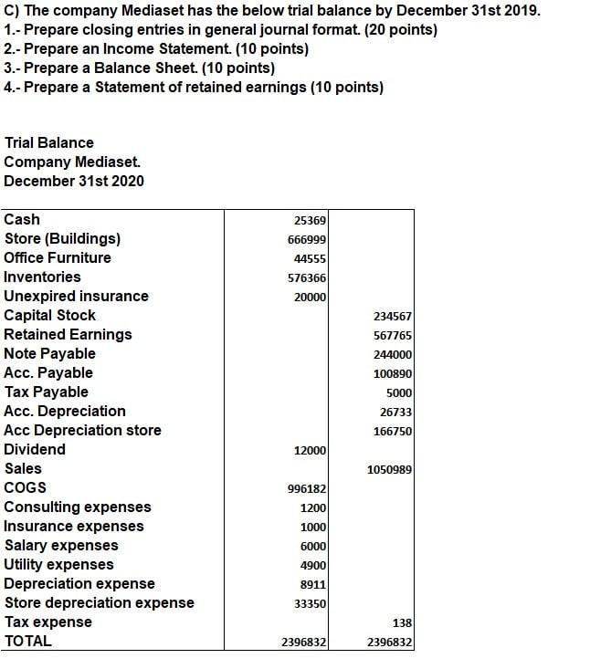 please answer in text(without image) it is easy to copy C) The