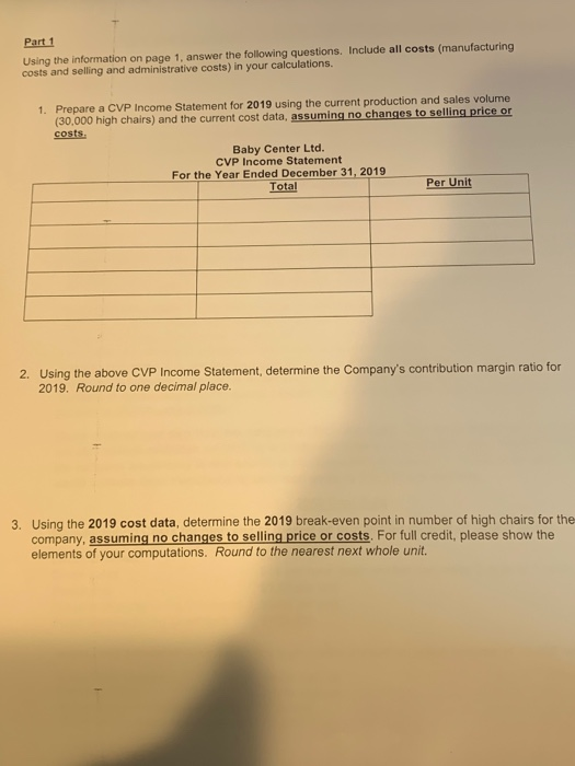 Time Name Please staple your pages together! (1/2 point deduction for no