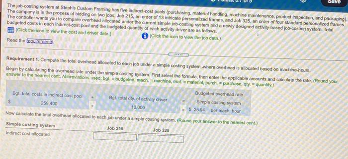 Data Table More Info Budged Overhead Activity Drew 13.600 Part Purchasing Talpatat