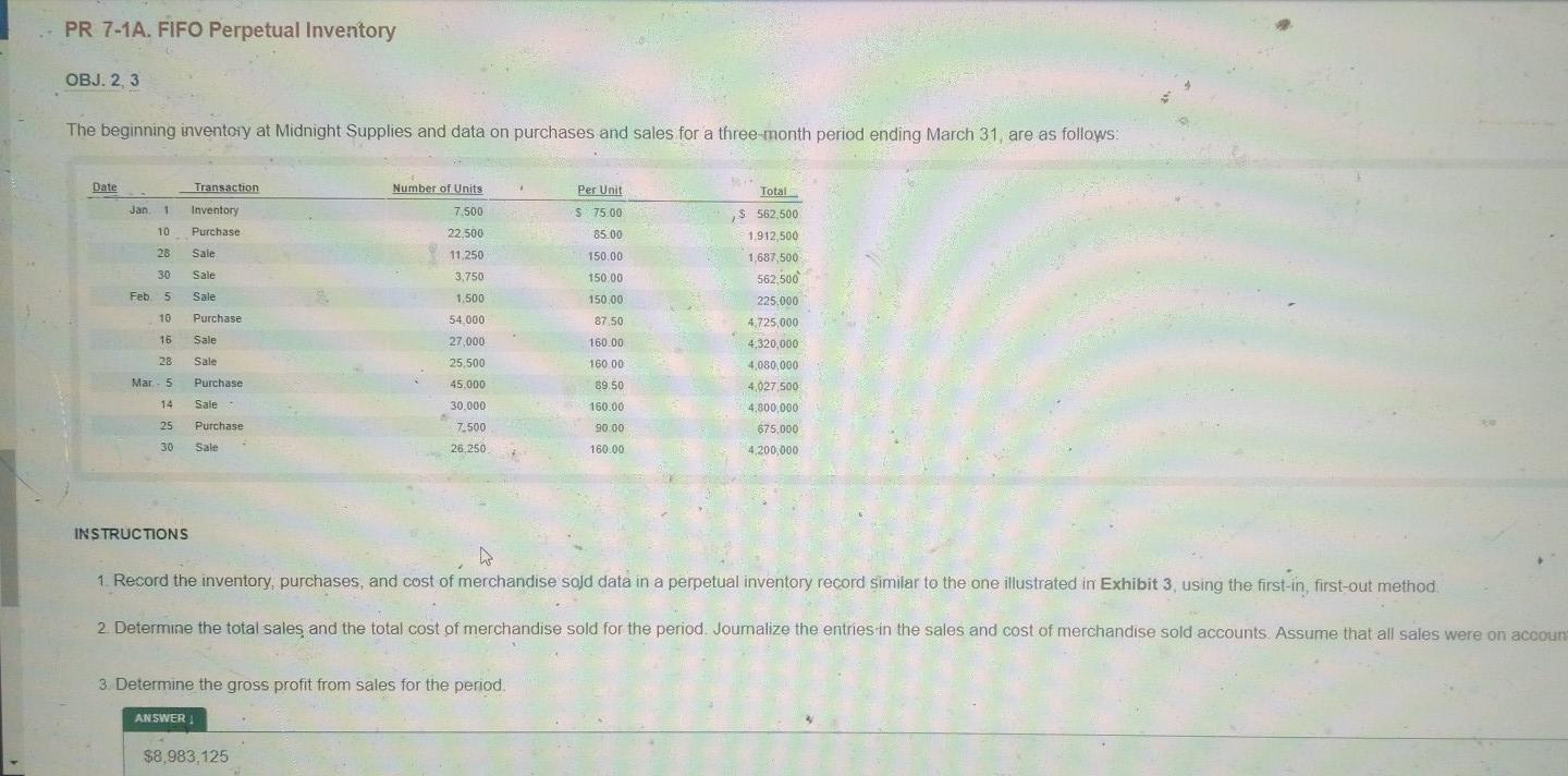  just need the answer for PR7-2A plz label each answer w