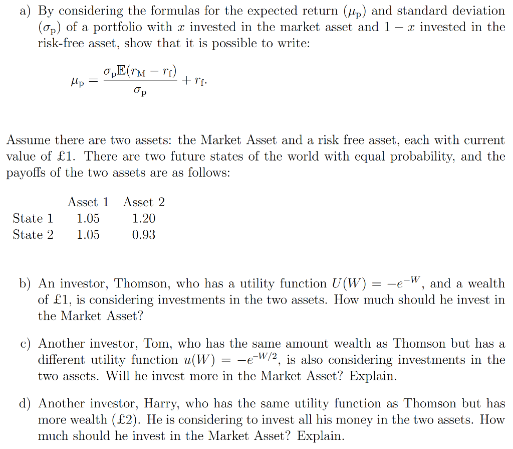  please answer question a) b) c) and d) a) By considering