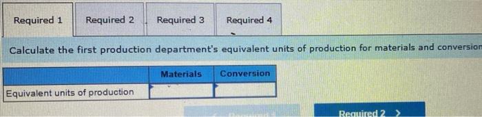 Helix Corporation uses the weighted-average method in its process costing system. It