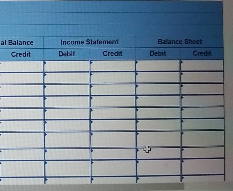 Advertising Supplies Merchandise Inventory Store Equipment Accumulated Depreciation-Store Equipment Office Equipment Accumulated