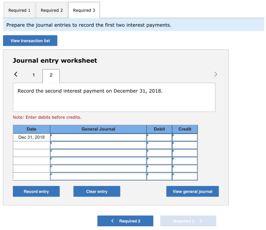 rate is 8% on the issue date. Required: 1. Complete the below