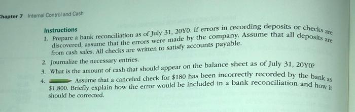 Friday in a night depository, after PR 7-5B Bank reconciliation and entries